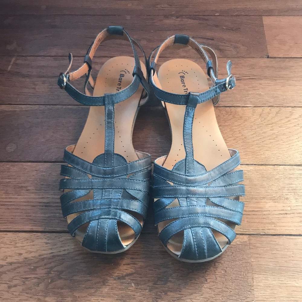 Open weave sandals